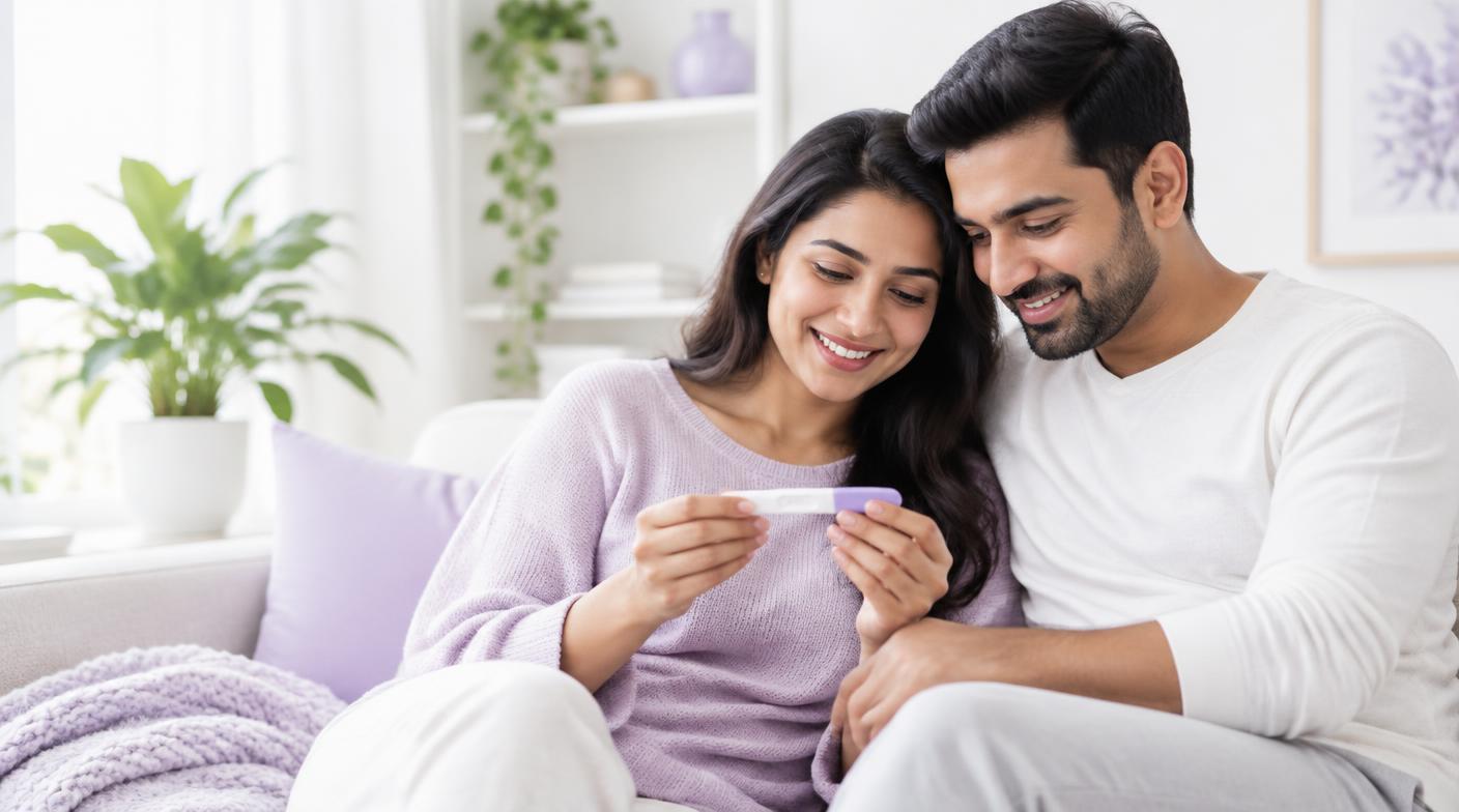 Couple beginning their fertility journey